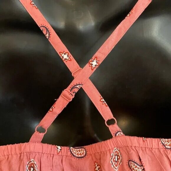 **Isabel** Maternity Summer Sundress By Ingrid & Isabel Hi-Lo Paisley Medium - Picture 2 of 4